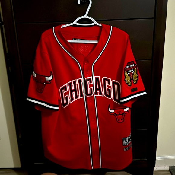 Selling official Pro Standard Chicago Bulls baseball jersey XL - Picture 1 of 2